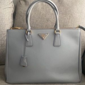 Prada Double Zip Tote Granito
